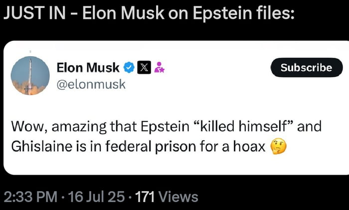 Elon definitely knows a lil suttin