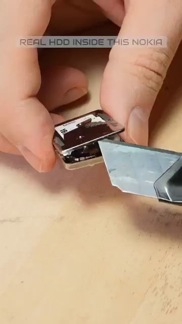 The Nokia N91 was released 20 years ago and had an incredible feature for its time: a built-in hard drive. It was the smallest HDD ever created by Toshiba. Initially, the model was released with a 4GB drive, and later an 8GB model was released.