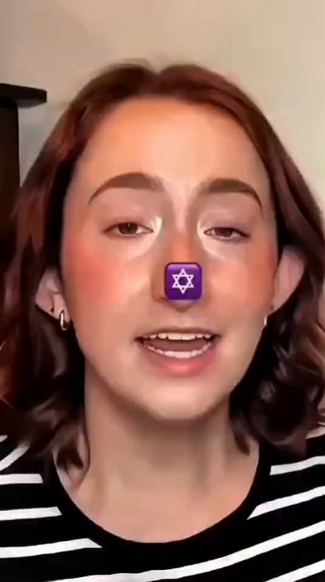 Her nose...