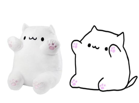 bongo cat plush toy