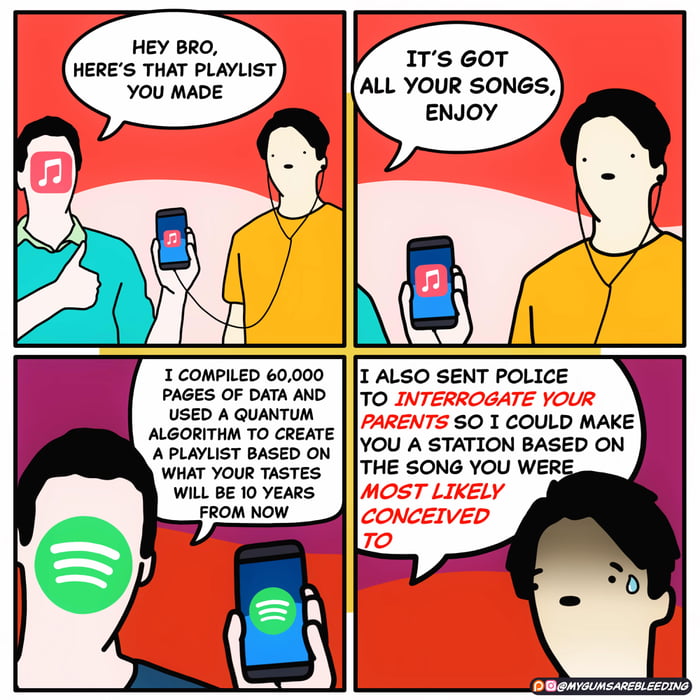 Spotify... - 9GAG