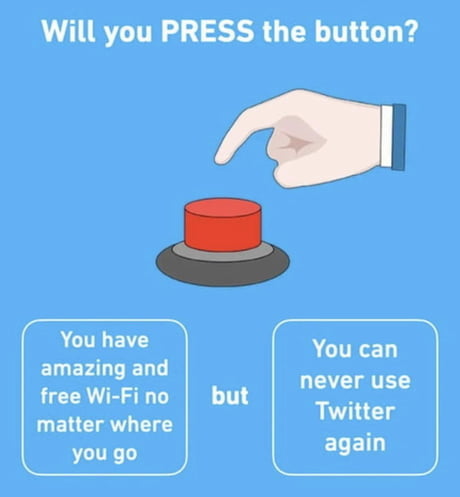 WILL YOU PRESS THE BUTTON? 