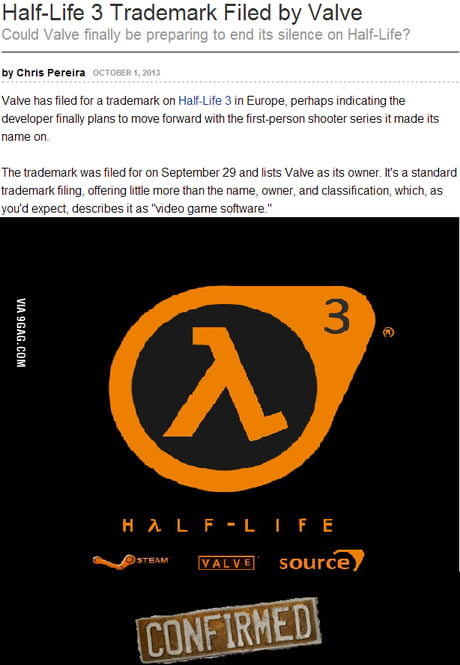 half life 3 actually confirmed