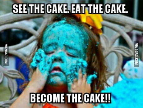 Cake This Has Gone Too Far GIF - Cake This Has Gone Too Far Even The Cake  Is Cake - Discover & Share GIFs
