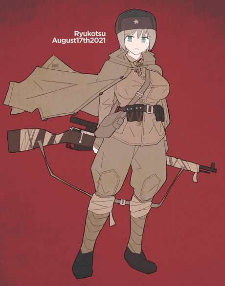 Fascism Communism Soviet Anime Antifa Comrade - A3 Poster - Frankly Wearing