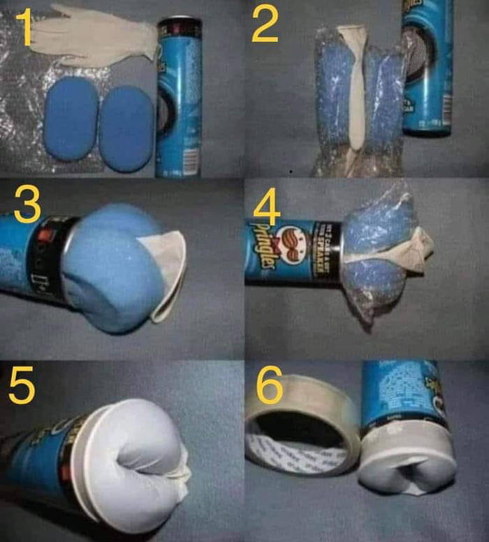 The 6 steps out of a lonely life. I give you Miss Pringles 9GAG