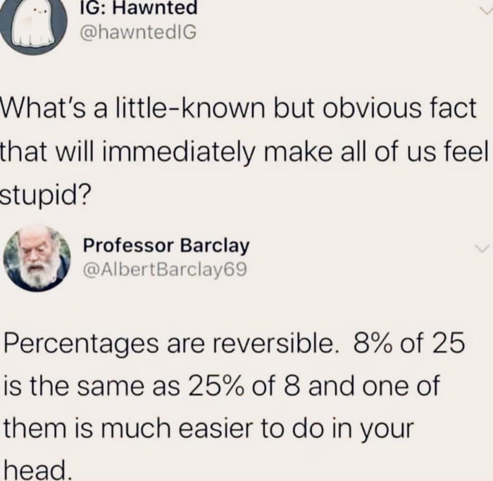 Percentages Are Reversible 9GAG