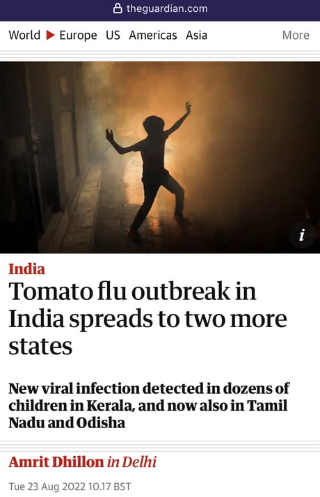 Monkeypox, tomato flu… wtf is going on?