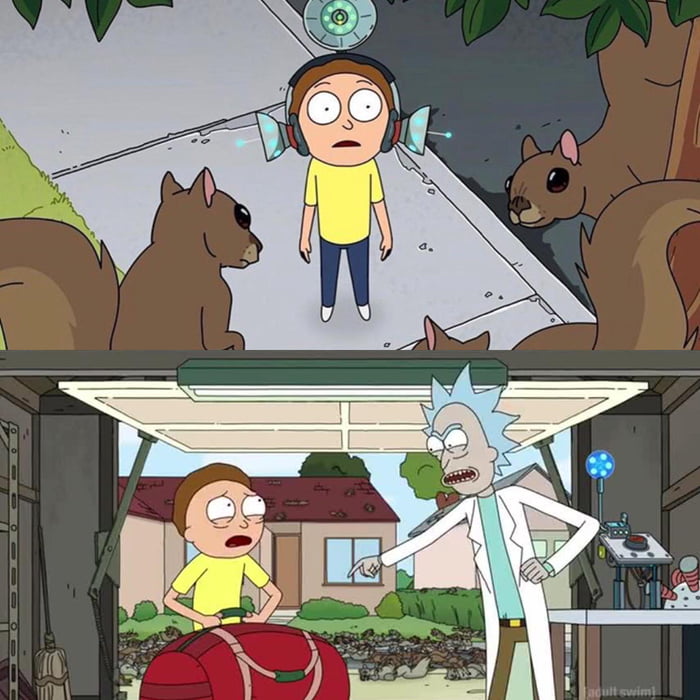 Always remember Rick and Morty had to change universes because Morty