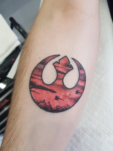 50 Rebel Alliance Tattoo Designs For Men  Star Wars Symbol Ideas