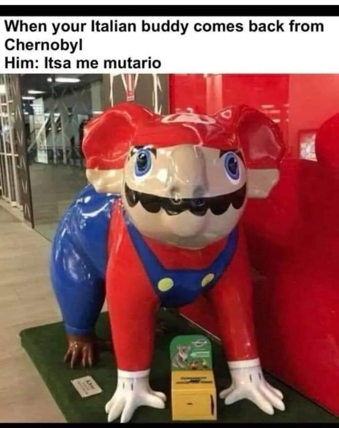 Mario, is that you? Mamma mia!