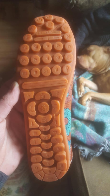 shoe looks like a remote control 