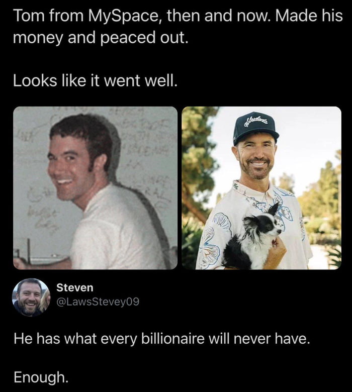 Turns out the real flex wasn't building social media. It was leaving before it consumed your entire