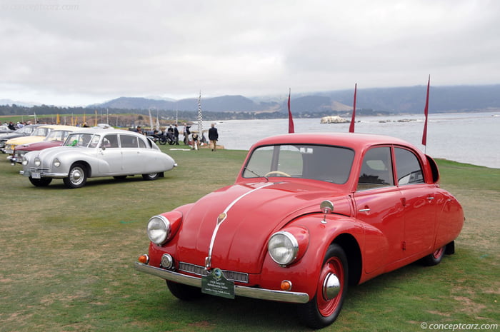 Tatra day 5. The Tatra T97, the car Hitler and Ferdinand Porsche copied. The most influential car nobody ever heard of. As a bonus the V570 concept in the comments.