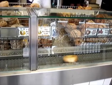 This bagel buzzsaw is peak efficiency and probably a little overkill. Love it