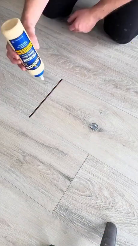 Helpful DIY for the wooden floors!