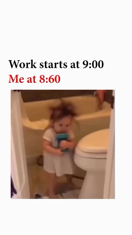 Me every morning before work, gotta go fast