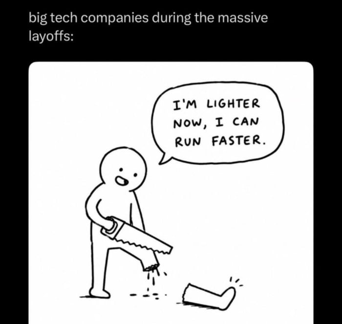 Companies saving salary cost\u2026 and adding cloud bill premium package.
