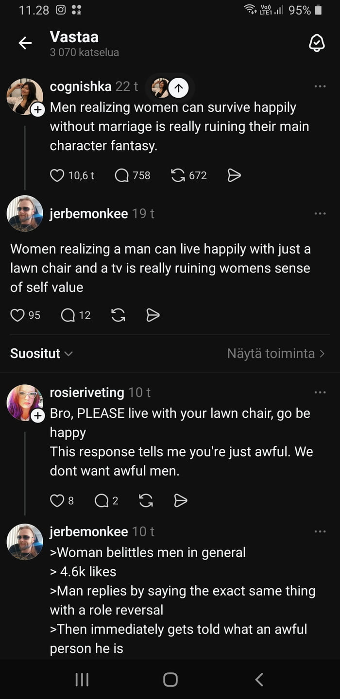 The absolute lack of self awareness is comical