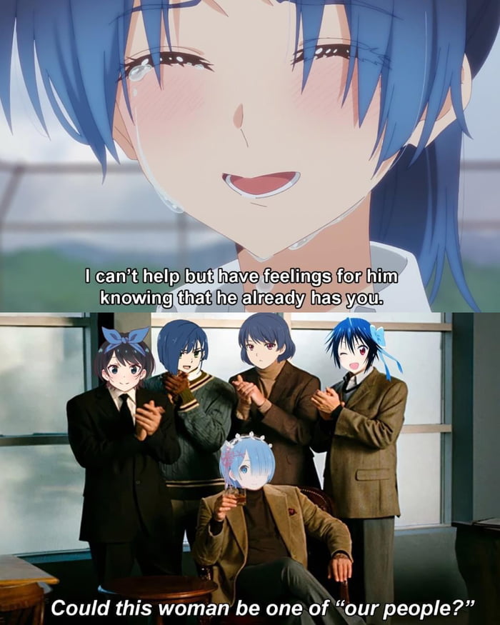 The short blue hair curse is real 🥹 9GAG