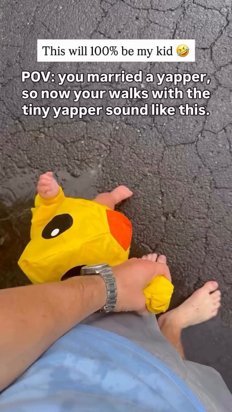 When your tiny human is a yapper, every walk is a symphony of adorable babbling.