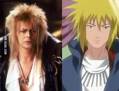 It's just me or Minato looks like The Goblin King ? - 9GAG