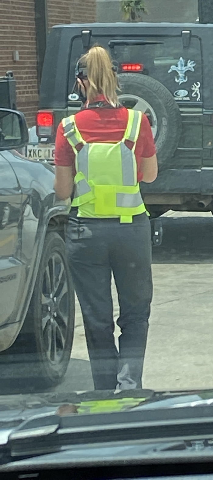 Chick-fil-A is riot ready with their drive-thru body armor - 9GAG