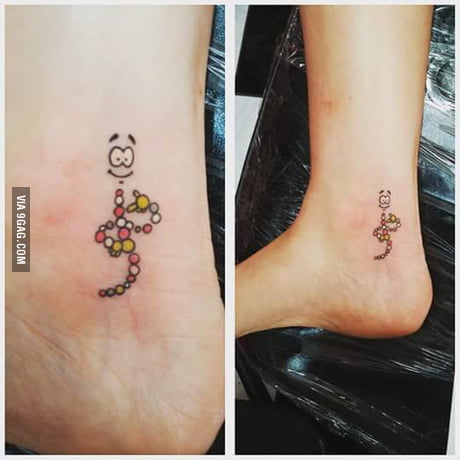 DNA and Rose Flower Tattoo Design - Etsy