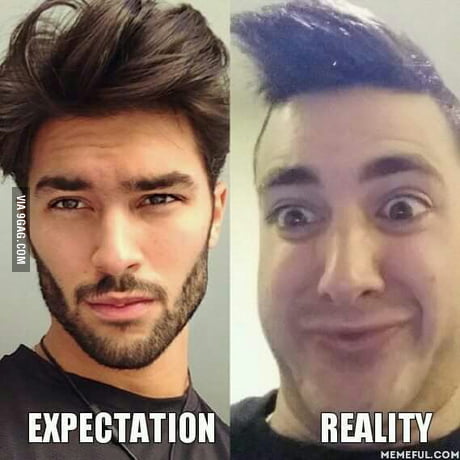 Hair expectation vs Reality - 9GAG