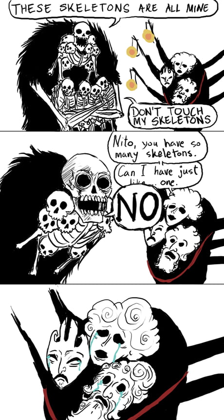 Dark Souls Pinwheel Skeletons