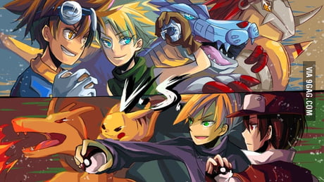 Los más fuertes  Digimon wallpaper, Pokemon vs digimon, Pokemon manga
