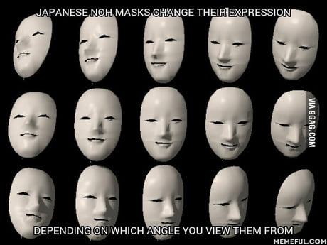 noh mask angle