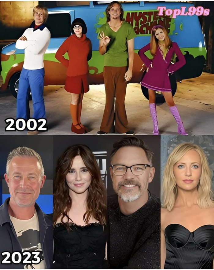 Cast of Scooby Doo before and now. Feel old now? 9GAG