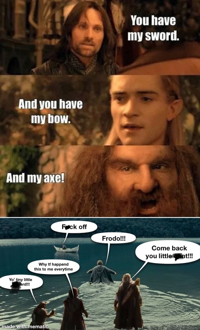 Sneaky Frodo - 9GAG