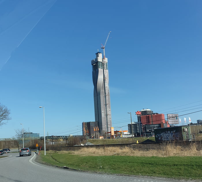 Karlatornet (karlatower) in Göteborg. Tallest building in scandinavia ...
