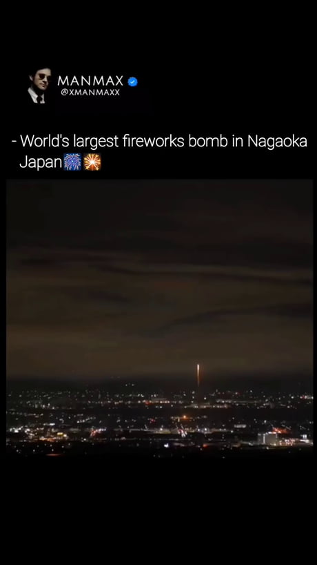 Worlds largest fireworks