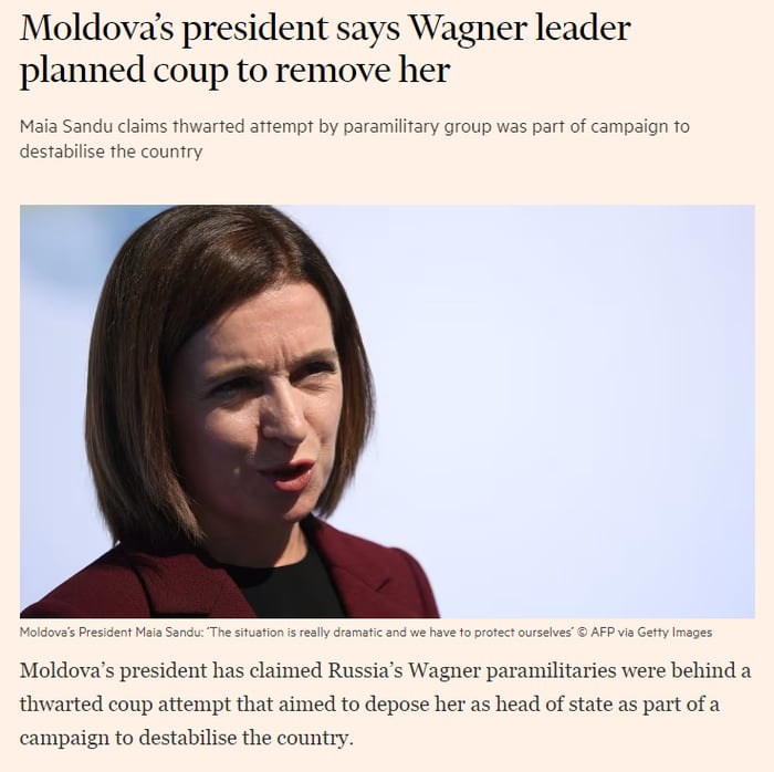 Moldavian President, Maia Sandu: 