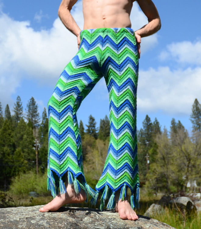 Guys, Wear These Crochet Pants And Grandma Will Be Pleased - 9GAG