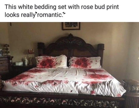 Ok who murdered someone on this bed