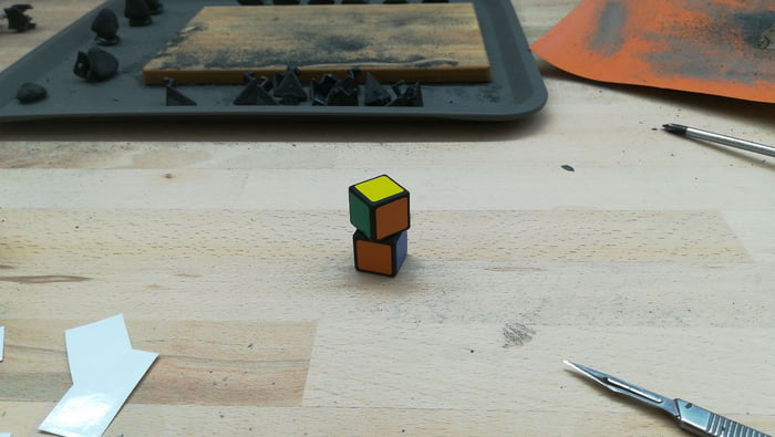 A Rubik's Cube even a 9-gagger can solve