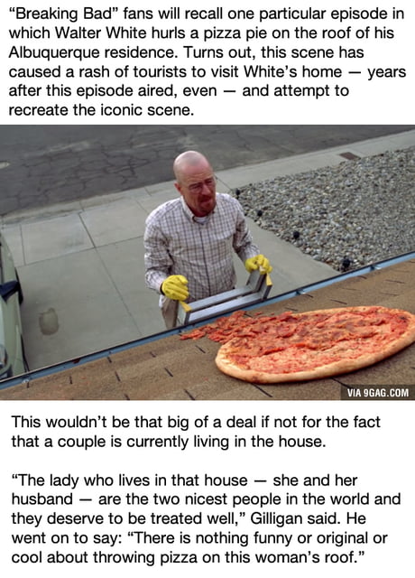 Breaking Bad Creator Wants Fans To Stop Throwing Pizzas On Walter White S House Eater