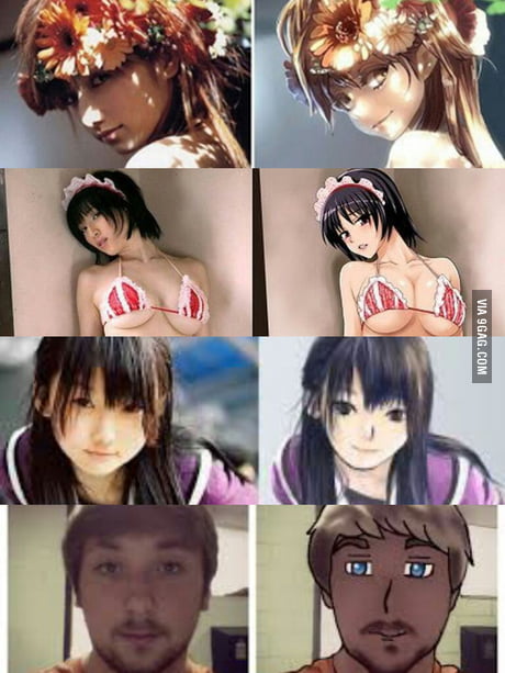 9gag Anime Vs Reality