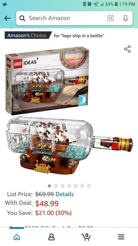 Amazon Prime Day Deal On The Ship In A Bottle 9gag