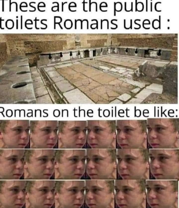 Taking a dump in Ancient Rome was a communal affair Smile and Happy