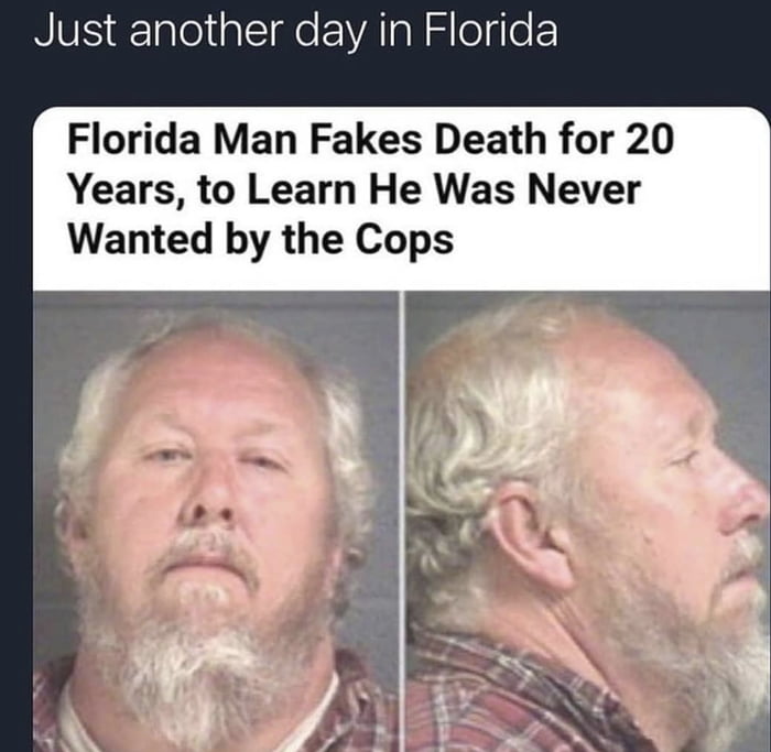 Florida man strikes again