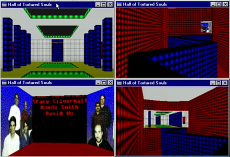 Microsoft Excel 1995 Has A Hidden Doom Style First Person Game Called Hall Of Tortured Souls Activated By Requesting Tech Support On Cell B95 9gag