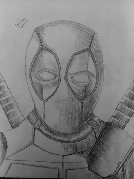 how to draw Deadpool || Deadpool step by step || easy tutorial - YouTube