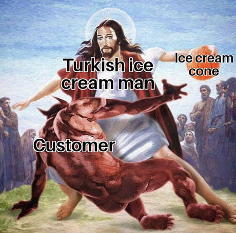 Turkish Ice Cream Man 9gag