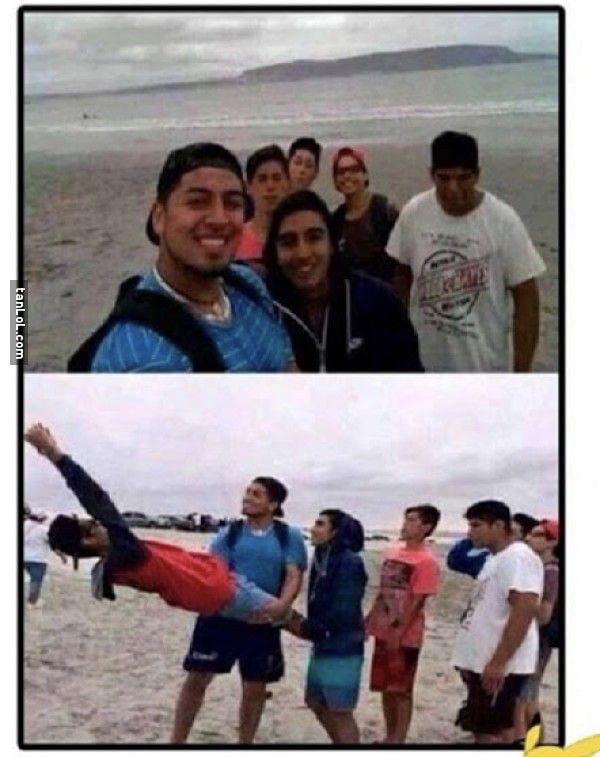 Taking a selfie without the stick