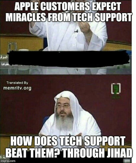 apple tech support meme